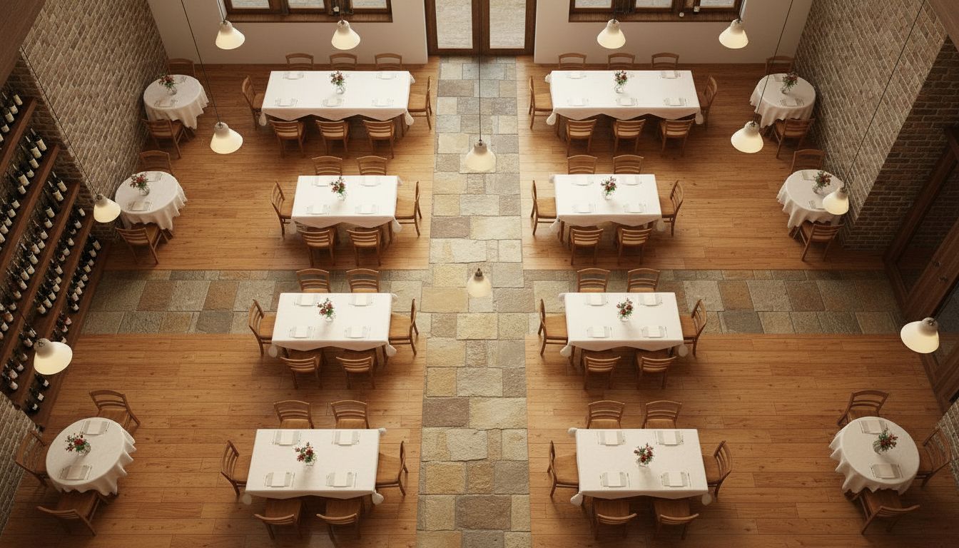 Trattoria Sole · Grundriss · 2D